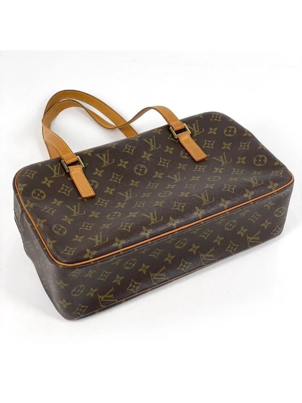Louis Vuitton Cite GM Shoulder Bag Monogram Brown